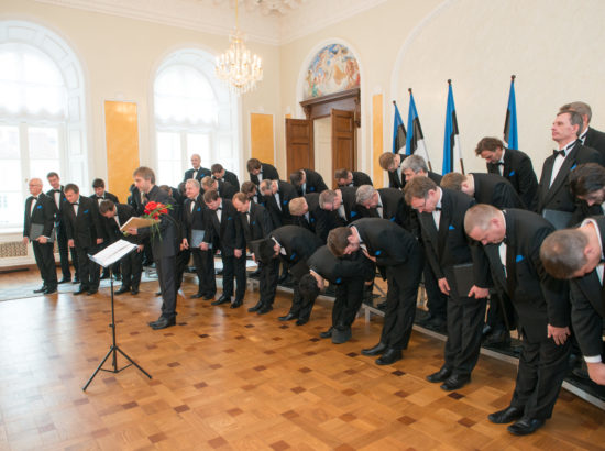 Eesti Rahvusmeeskoori juubelikontsert Riigikogus